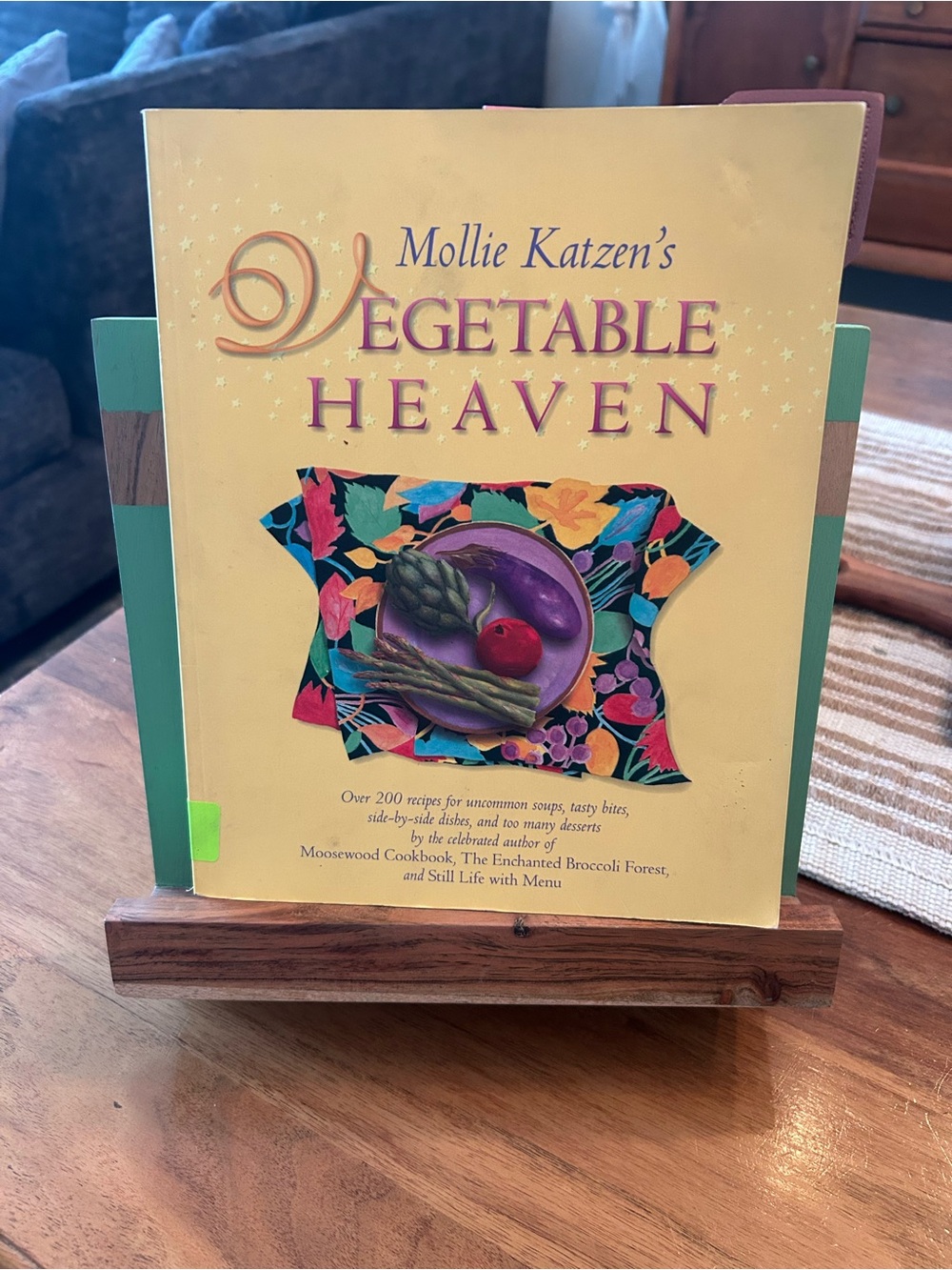 Mollie Karen’s Vegetable Heaven - Yellow Cookbook (stand not included)